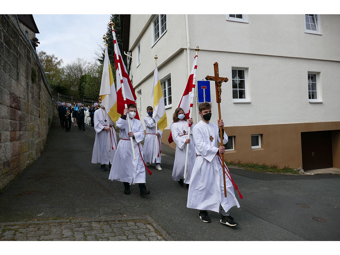 Feier der 1. Heiligen Kommunion in Sankt Crescentius (Foto: Karl-Franz Thiede)